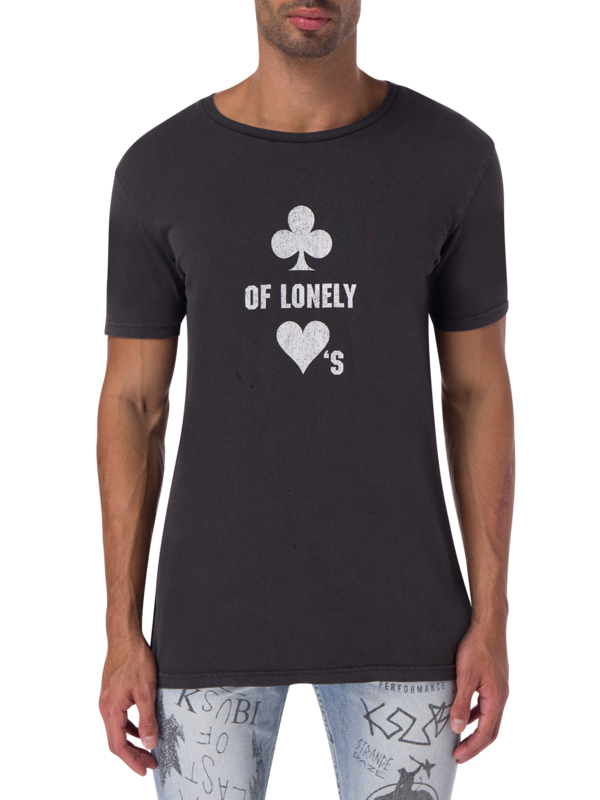 KLUB OF HEARTS SEEING LINES SS TEE FADED