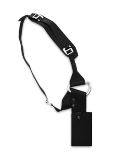 Black Leather Harness Phone Holder