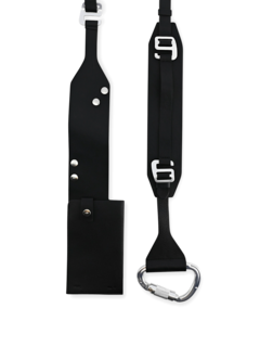 Black Leather Harness Phone Holder