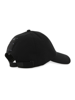 Cotton Baseball Cap with Signature Print