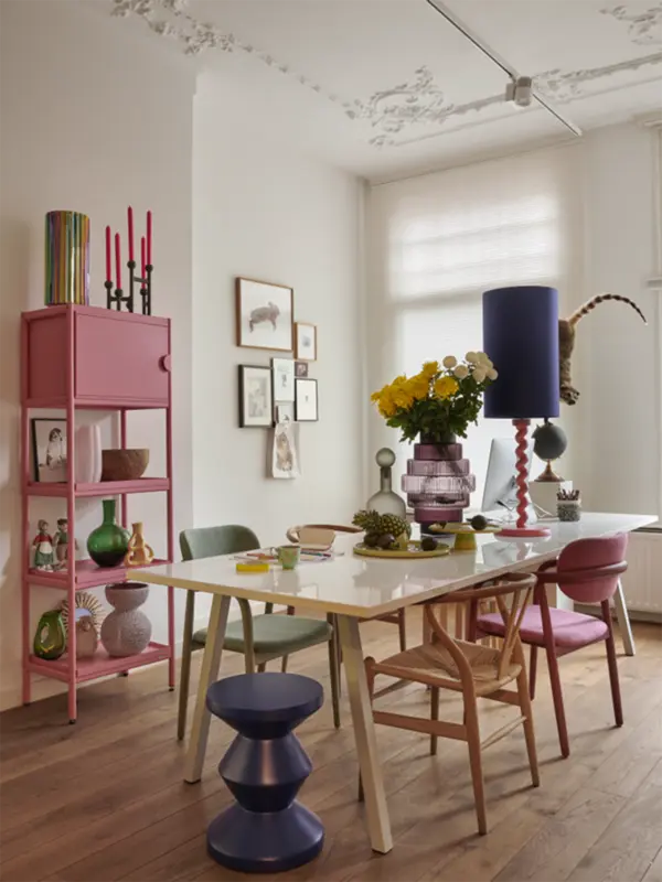 Zig Zag Matt Outdoor Stool