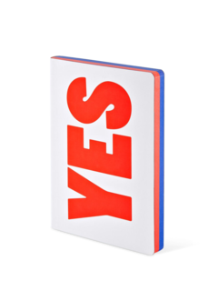 YES – NO GRAPHIC LARGE NOTEBOOK
