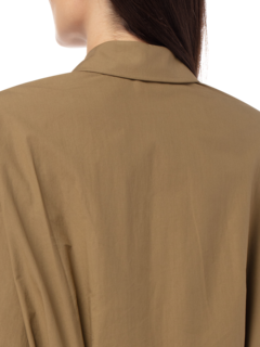 فستان قصير ويني باهت من البوبلين