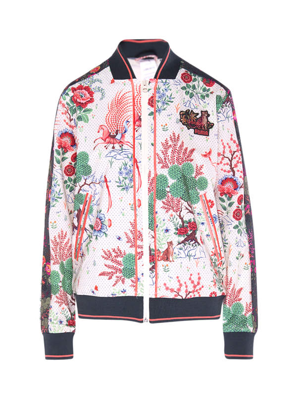 Graphic-Print Track Jacket