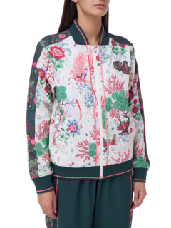 Graphic-Print Track Jacket
