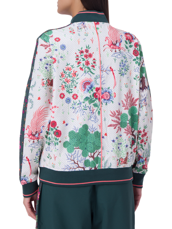Graphic-Print Track Jacket