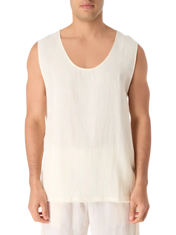 تيشيرت كيبوك من القطن بدون أكمام