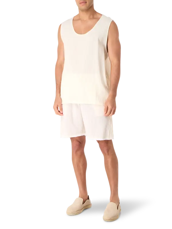 تيشيرت كيبوك من القطن بدون أكمام