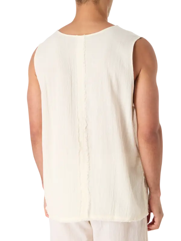 تيشيرت كيبوك من القطن بدون أكمام