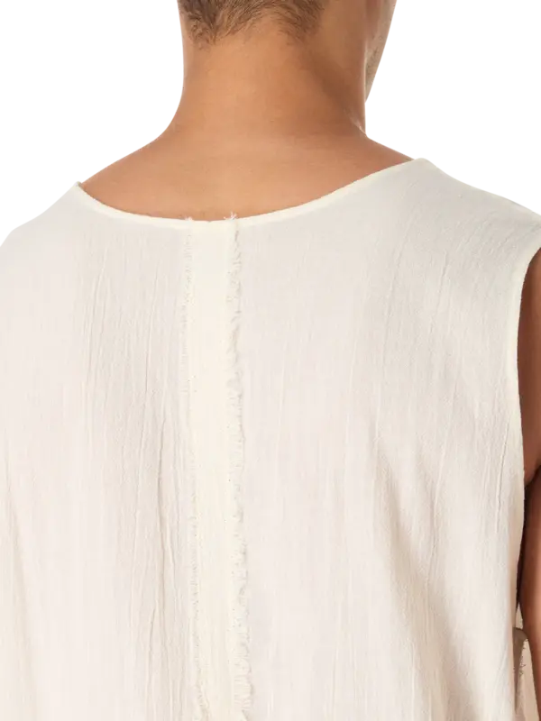 تيشيرت كيبوك من القطن بدون أكمام