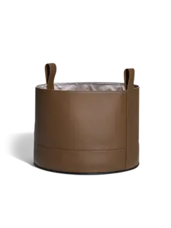 Leather Basket By Simona Cremascoli