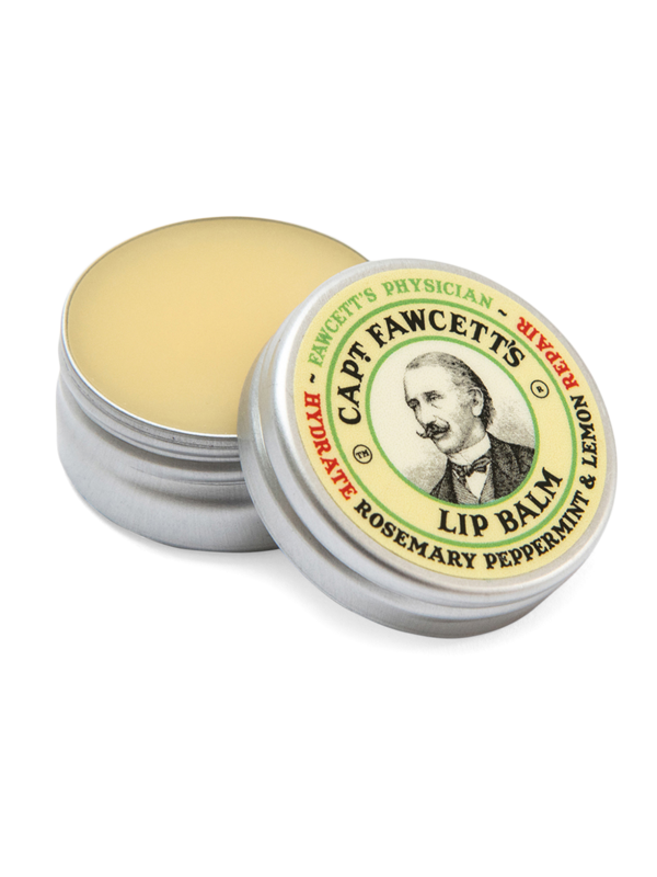 Captain Fawcett Lip Balm.