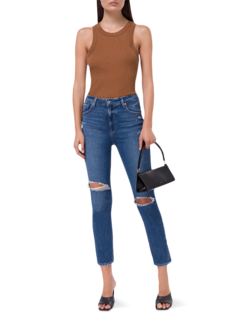 Sarah Slim Ripped Denim Jeans