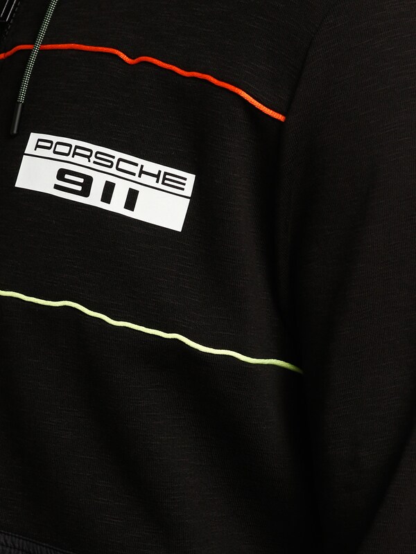 Full-Zip Hoodie with Techno-fabric Pockets