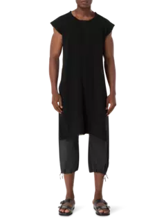 بلوزة ألومال طويلة بتصميم دائري