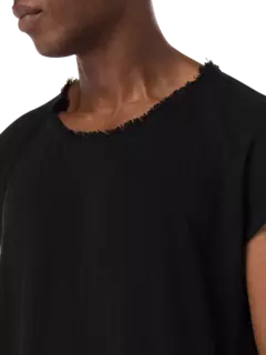 بلوزة ألومال طويلة بتصميم دائري