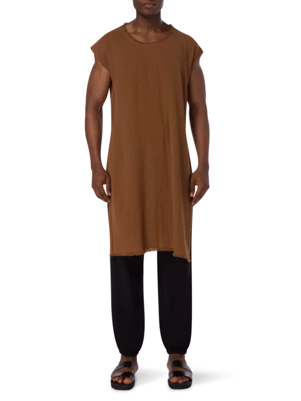 بلوزة طويلة أولومال دائرية