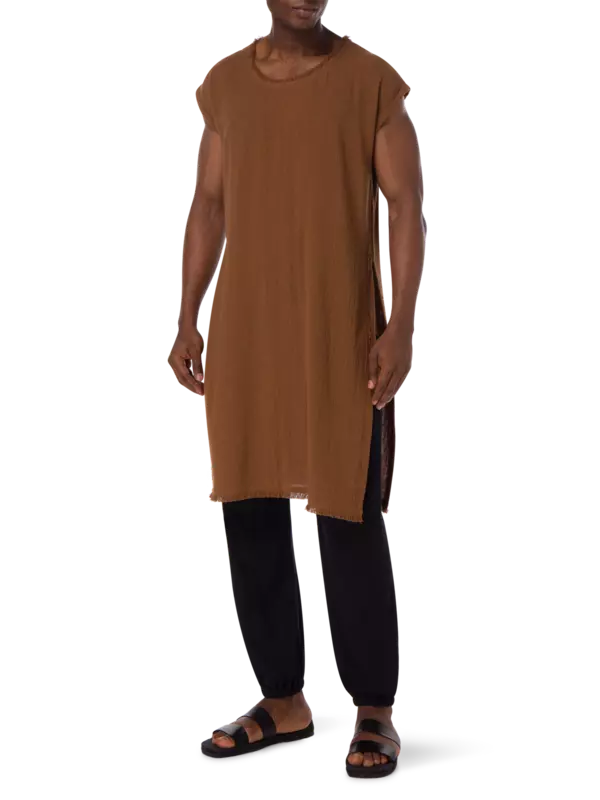 بلوزة طويلة أولومال دائرية