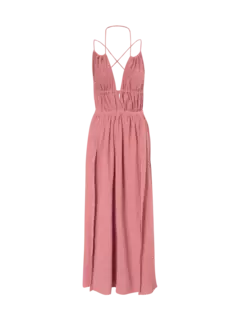 فستان توباك طويل بظهر مكشوف