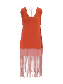 فستان واري من القطن