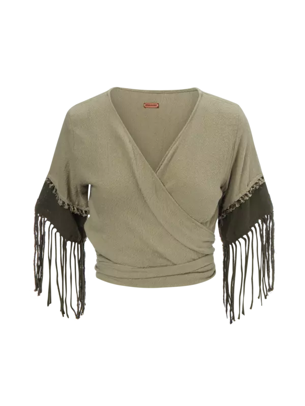 بلوزة أمارو بتصميم ملتف