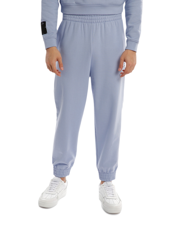 Cotton Sweatpants with Leg Print