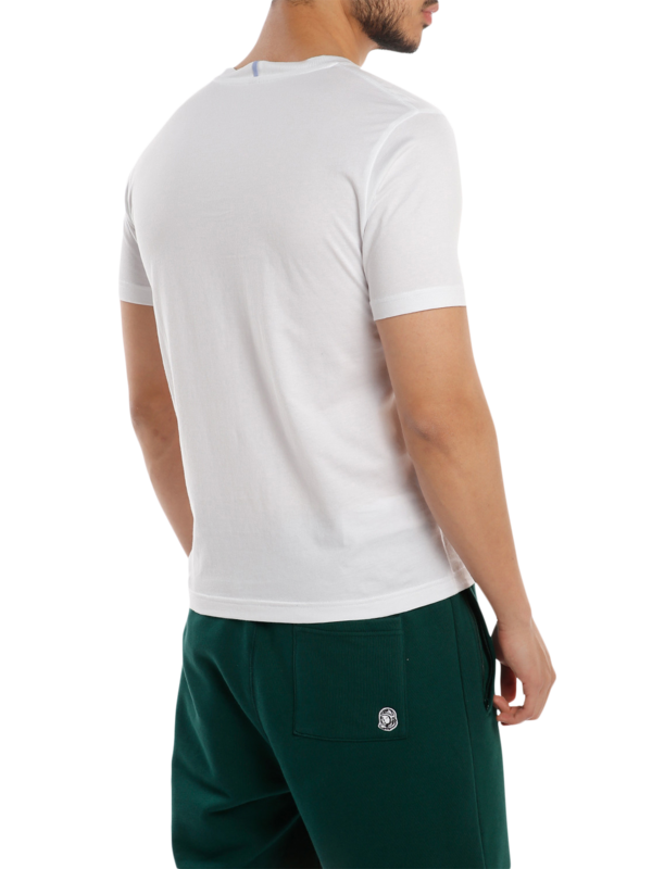 Cotton T-Shirt with Signature Print