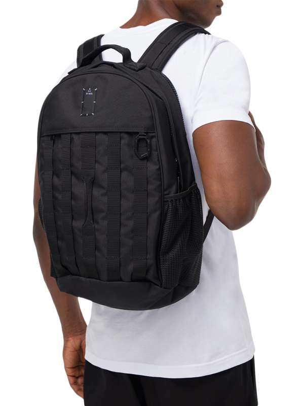 Logo Patch Strap Detailed Backpack