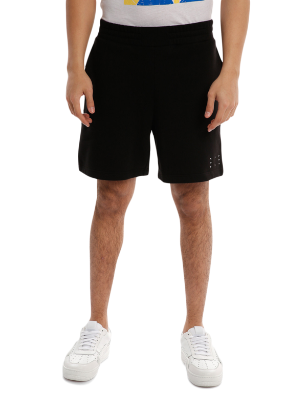 Cotton Shorts with Side Print