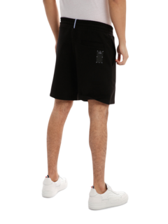 Cotton Shorts with Side Print