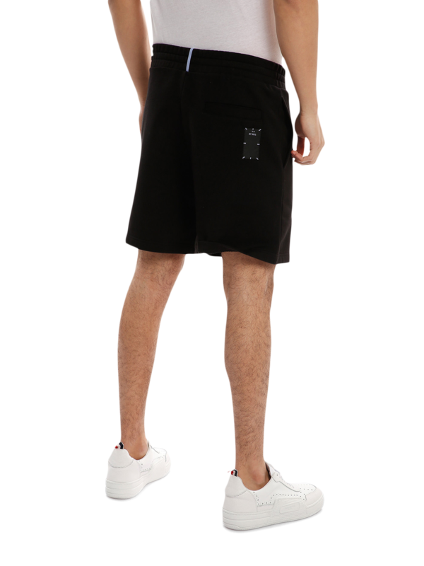 Cotton Shorts with Side Print