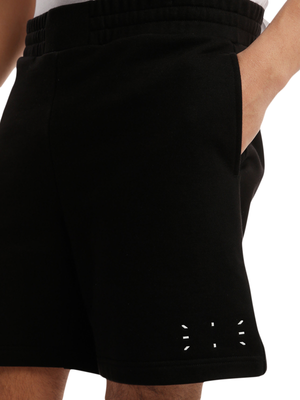 Cotton Shorts with Side Print