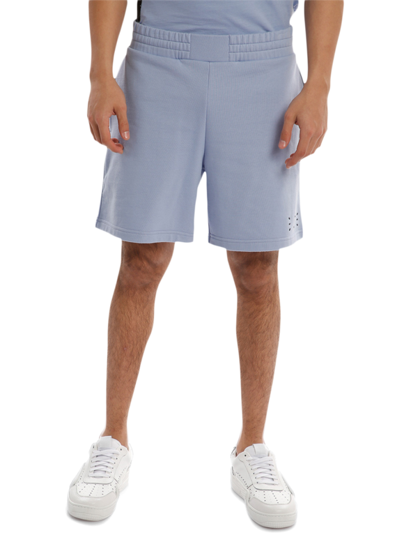Cotton Shorts with Side Print