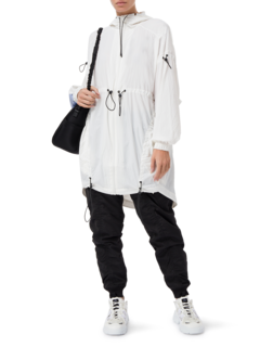 Drawstring-Detailed Parka Coat
