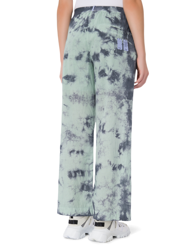 Tie-Dye Wide-Leg Pants