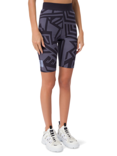 Abstract Print Cycling Shorts