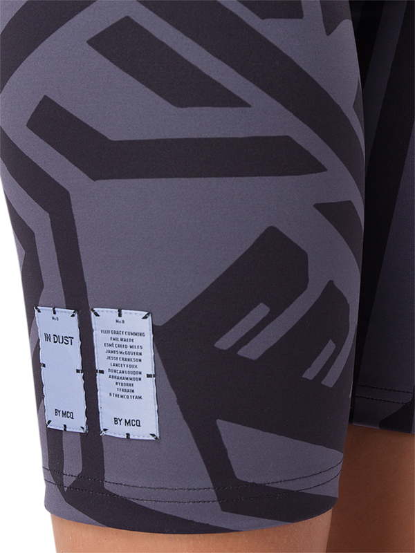 Abstract Print Cycling Shorts