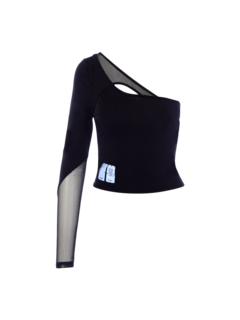 Twisted One Shoulder Top