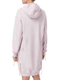 Drawcord Hooded Dress