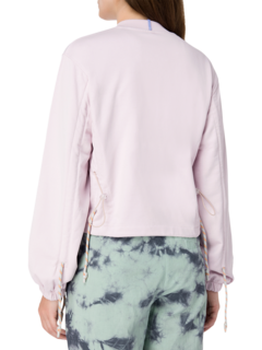 Drawcord Crop Sweatshirt