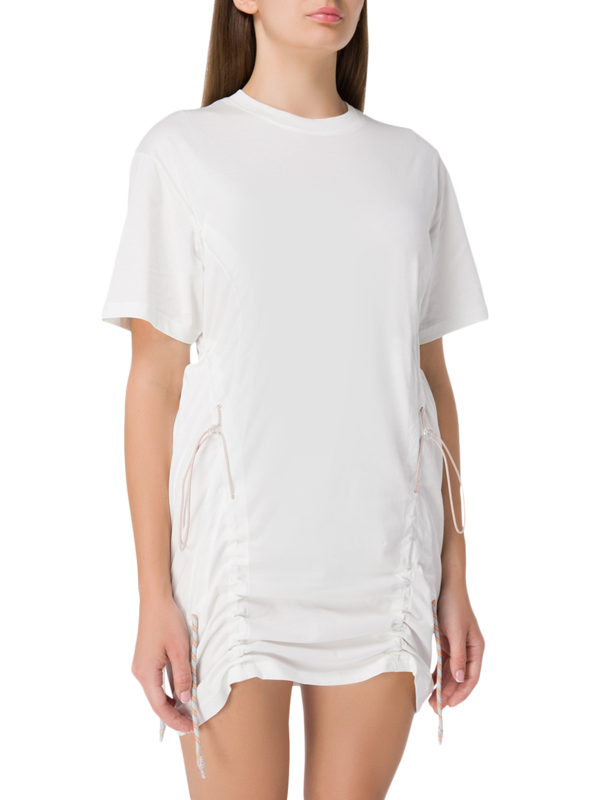 Drawcord T-shirt Dress