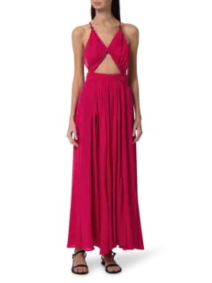 فستان كيمي طويل من القطن