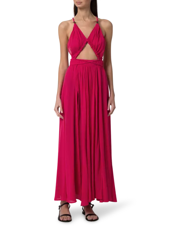 فستان كيمي طويل من القطن