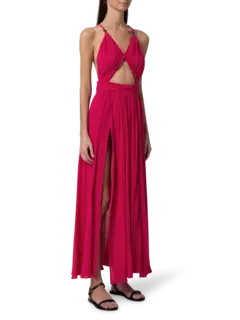 فستان كيمي طويل من القطن