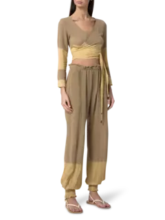 بنطال سيبينش مصبوغ بطريقة الربط