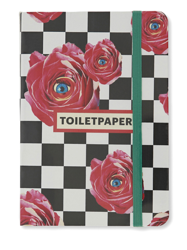 Multicolored Notebook with Floral Eyes Cover