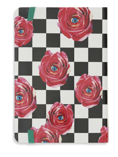 Multicolored Notebook with Floral Eyes Cover