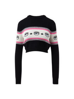 Logomania Cropped Sweater