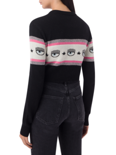 Logomania Cropped Sweater