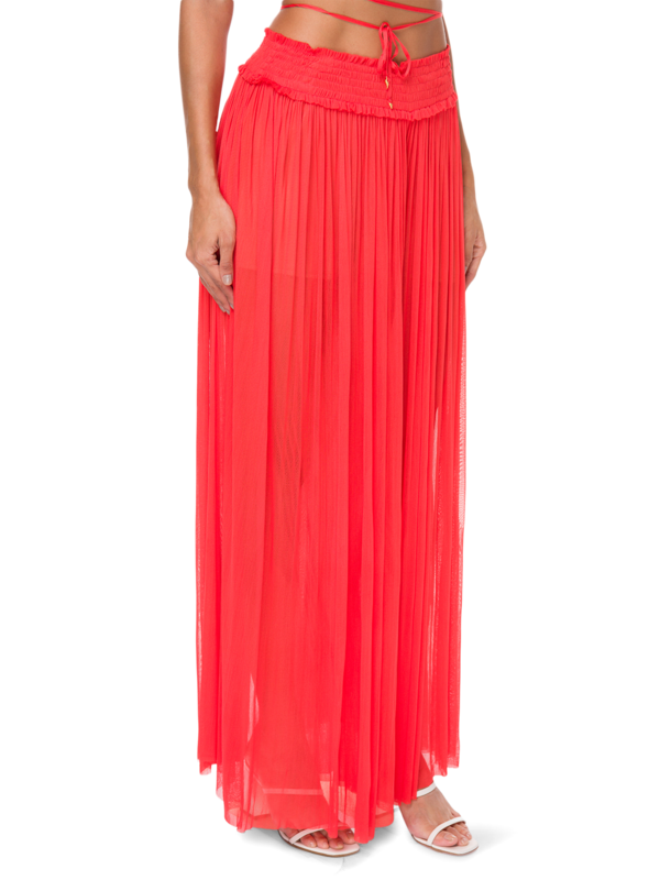 Tegea Silk Tulle Pants